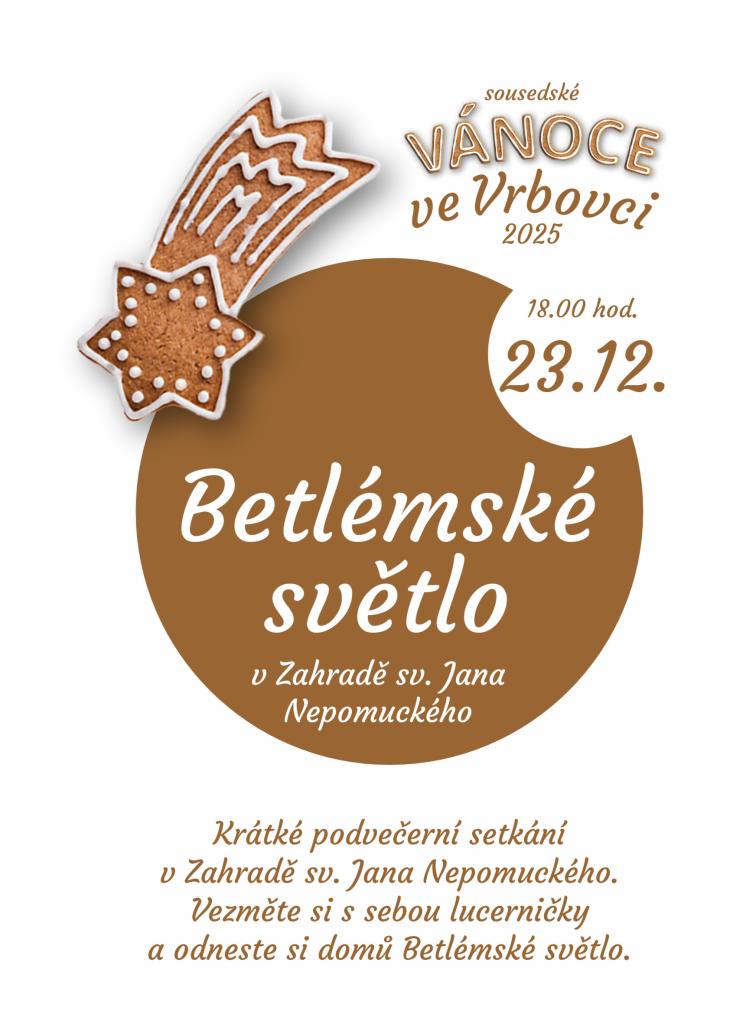 betlémské světlo 2025