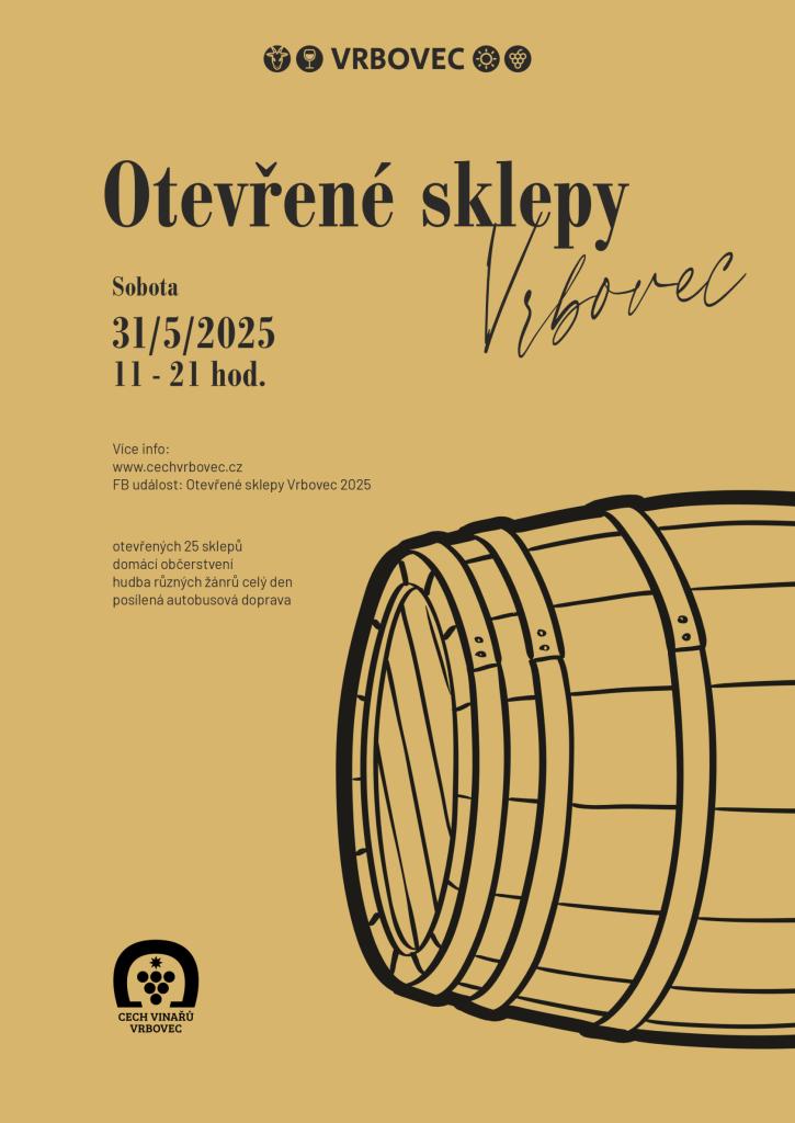 otevřeé sklepy Vrbovec 2025